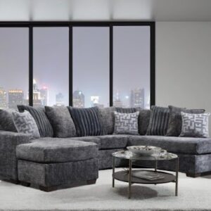 Sofa Set (five seater with 1 seater chaise on each side) curved U shaped